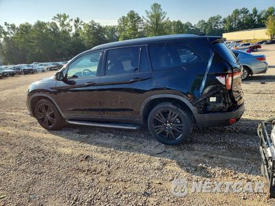Drugie zdjęcie samochodu z przodu: 2020 HONDA PILOT BLACK VIN:5FNYF6H70LB008739 - miniatura