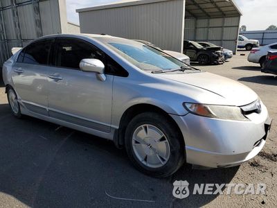 Czwarte zdjęcie samochodu z boku: 2008 HONDA CIVIC HYBRID VIN:JHMFA36258S021779 - miniatura