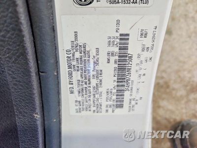 Zdjęcie 12 z 12 samochodu: 2009 FORD FUSION SE VIN:3FAHP07Z69R125087 - miniatura
