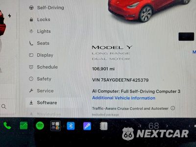 Zdjęcie 9 z 12 samochodu: 2022 TESLA MODEL Y VIN:7SAYGDEE7NF425379 - miniatura
