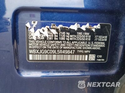 Zdjęcie 14 z 14 samochodu: 2020 BMW X1 XDRIVE28I VIN:WBXJG9C09L5R49847 - miniatura