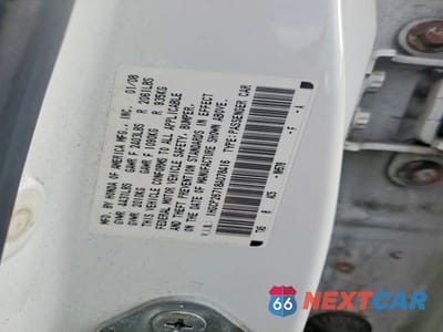 Zdjęcie 12 z 12 samochodu: 2008 HONDA ACCORD EX VIN:1HGCP26718A078416 - miniatura