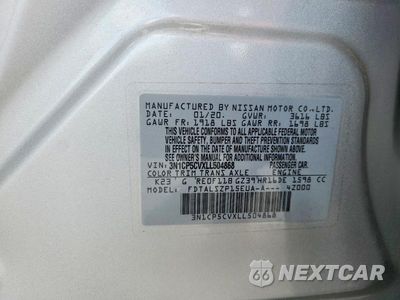 Zdjęcie 13 z 13 samochodu: 2020 NISSAN KICKS SV VIN:3N1CP5CVXLL504868 - miniatura