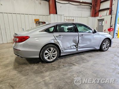 Trzecie zdjęcie samochodu z tyłu: 2019 HONDA ACCORD LX VIN:1HGCV1F14KA068692 - miniatura