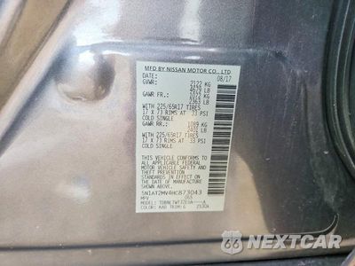 Zdjęcie 12 z 12 samochodu: 2017 NISSAN ROGUE SV VIN:5N1AT2MV4HC873043 - miniatura