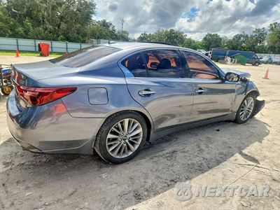 Trzecie zdjęcie samochodu z tyłu: 2020 INFINITI Q50 3.0T LUXE VIN:JN1EV7AP3LM201595 - miniatura