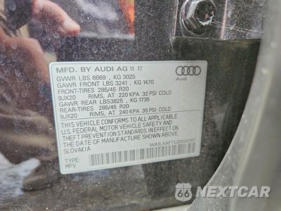 Zdjęcie 13 z 13 samochodu: 2018 AUDI Q7 PREMIUM PLUS VIN:WA1LAAF71JD024767 - miniatura