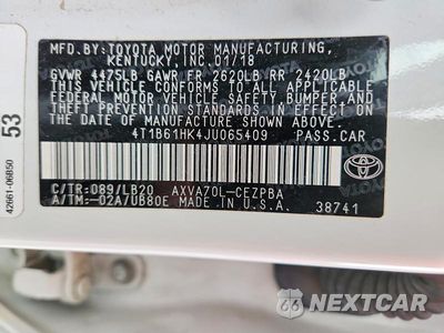 Zdjęcie 13 z 13 samochodu: 2018 TOYOTA CAMRY XSE VIN:4T1B61HK4JU065409 - miniatura