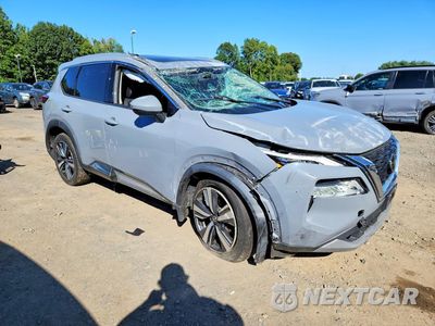 Czwarte zdjęcie samochodu z boku: 2021 NISSAN ROGUE SL VIN:5N1AT3CB5MC707234 - miniatura