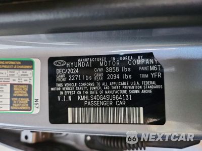 Zdjęcie 12 z 12 samochodu: 2025 HYUNDAI ELANTRA SEL VIN:KMHLS4DG4SU964131 - miniatura