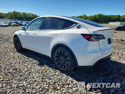 Drugie zdjęcie samochodu z przodu: 2021 TESLA MODEL Y VIN:5YJYGDEF1MF258246 - miniatura