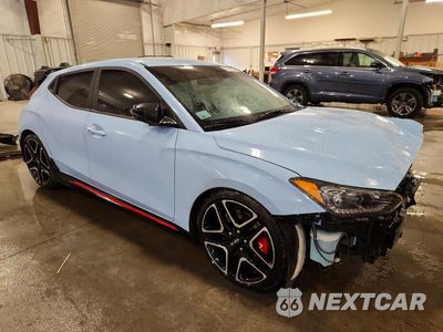Czwarte zdjęcie samochodu z boku: 2022 HYUNDAI VELOSTER N BASE VIN:KMHT36AH5NU015584 - miniatura