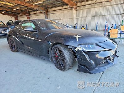 Czwarte zdjęcie samochodu z boku: 2020 TOYOTA GR SUPRA LAUNCH EDITION VIN:WZ1DB4C08LW022572 - miniatura