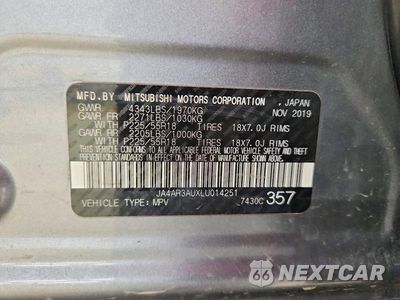 Zdjęcie 13 z 13 samochodu: 2020 MITSUBISHI OUTLANDER SPORT ES VIN:JA4AR3AUXLU014251 - miniatura