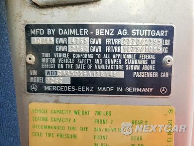 Zdjęcie 12 z 12 samochodu: 1986 MERCEDES-BENZ 560 SEC VIN:WDBCA45DXGA198148 - miniatura