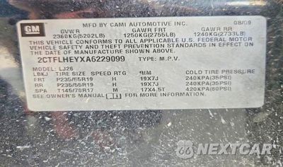 Zdjęcie 13 z 13 samochodu: 2010 GMC TERRAIN SLT VIN:2CTFLHEYXA6229099 - miniatura