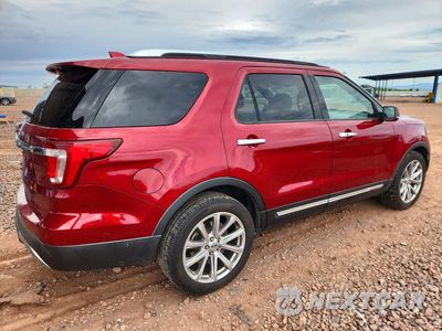 Trzecie zdjęcie samochodu z tyłu: 2017 FORD EXPLORER LIMITED VIN:1FM5K7F84HGE42252 - miniatura