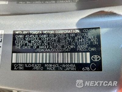 Zdjęcie 14 z 14 samochodu: 2024 TOYOTA PRIUS LIMITED VIN:JTDACAAU5R3027547 - miniatura