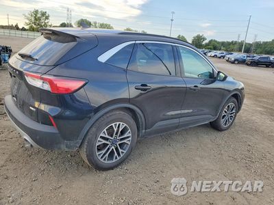 Trzecie zdjęcie samochodu z tyłu: 2020 FORD ESCAPE SEL VIN:1FMCU9H6XLUB89554 - miniatura