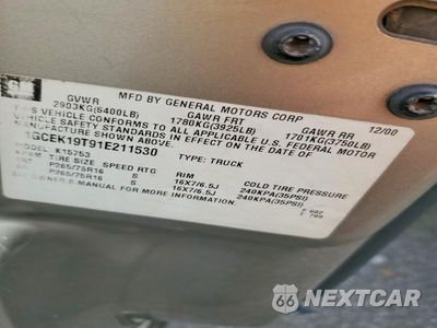 Zdjęcie 12 z 12 samochodu: 2001 CHEVROLET SILVERADO K1500 VIN:1GCEK19T91E211530 - miniatura