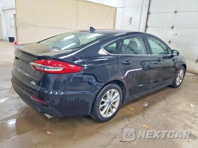 Trzecie zdjęcie samochodu z tyłu: 2020 FORD FUSION SE VIN:3FA6P0HD3LR251487 - miniatura