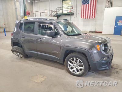 Czwarte zdjęcie samochodu z boku: 2018 JEEP RENEGADE SPORT VIN:ZACCJBAB4JPJ54404 - miniatura