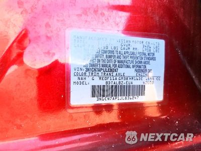 Zdjęcie 12 z 12 samochodu: 2018 NISSAN VERSA SV VIN:3N1CN7AP1JL836247 - miniatura