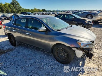 Czwarte zdjęcie samochodu z boku: 2019 NISSAN SENTRA S VIN:3N1AB7AP1KY412040 - miniatura