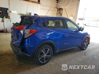 Trzecie zdjęcie samochodu z tyłu: 2022 HONDA HR-V EXL VIN:3CZRU6H76NM702225 - miniatura