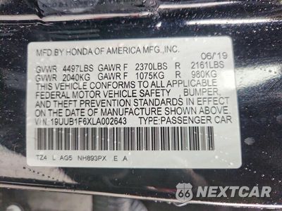 Zdjęcie 12 z 12 samochodu: 2020 ACURA TLX TECHNOLOGY VIN:19UUB1F6XLA002643 - miniatura