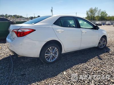 Trzecie zdjęcie samochodu z tyłu: 2014 TOYOTA COROLLA LE PLUS VIN:5YFBURHE8EP141543 - miniatura