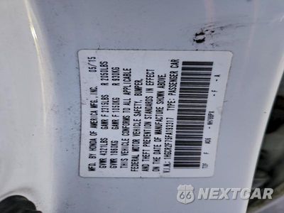 Zdjęcie 13 z 13 samochodu: 2015 HONDA ACCORD EX VIN:1HGCR2F75FA193317 - miniatura