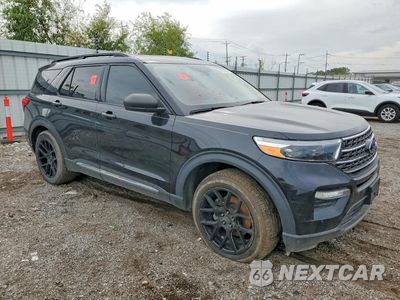 Czwarte zdjęcie samochodu z boku: 2020 FORD EXPLORER XLT VIN:1FMSK8DHXLGA11953 - miniatura