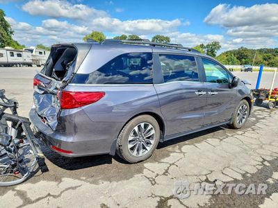 Trzecie zdjęcie samochodu z tyłu: 2024 HONDA ODYSSEY EXL VIN:5FNRL6H66RB037272 - miniatura