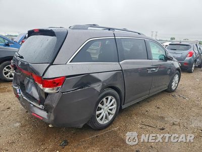 Trzecie zdjęcie samochodu z tyłu: 2015 HONDA ODYSSEY TOURING VIN:5FNRL5H99FB066488 - miniatura