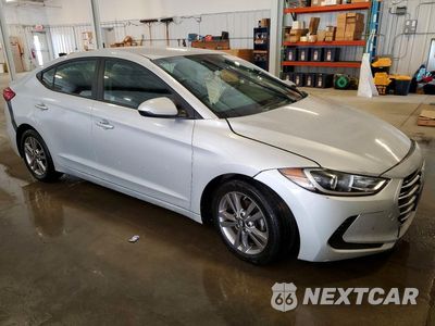 Czwarte zdjęcie samochodu z boku: 2018 HYUNDAI ELANTRA SEL VIN:KMHD84LF9JU610521 - miniatura