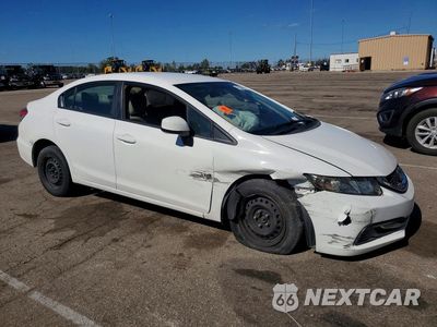 Czwarte zdjęcie samochodu z boku: 2013 HONDA CIVIC LX VIN:19XFB2F5XDE084358 - miniatura