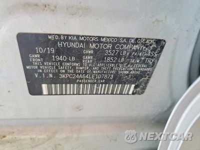 Zdjęcie 12 z 12 samochodu: 2020 HYUNDAI ACCENT SE VIN:3KPC24A64LE107873 - miniatura