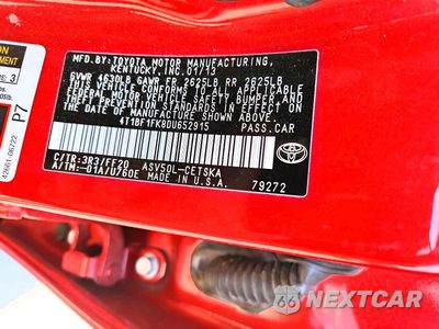 Zdjęcie 12 z 12 samochodu: 2013 TOYOTA CAMRY SE VIN:4T1BF1FK8DU652915 - miniatura