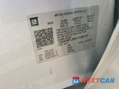 Zdjęcie 13 z 13 samochodu: 2019 GMC ACADIA DENALI VIN:1GKKNPLS9KZ146710 - miniatura