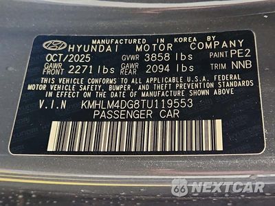 Zdjęcie 12 z 12 samochodu: 2026 HYUNDAI ELANTRA SEL SPORT VIN:KMHLM4DG8TU119553 - miniatura