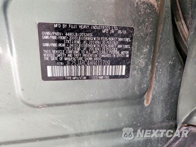 Zdjęcie 13 z 13 samochodu: 2017 SUBARU FORESTER 2.5I VIN:JF2SJABC4HH411709 - miniatura