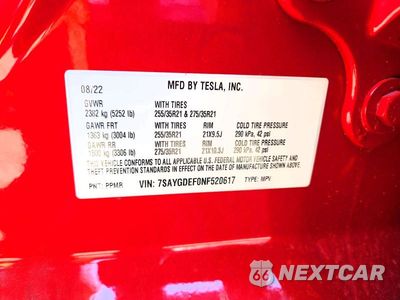 Zdjęcie 13 z 13 samochodu: 2022 TESLA MODEL Y VIN:7SAYGDEF0NF520617 - miniatura