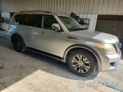 Czwarte zdjęcie samochodu z boku: 2017 NISSAN ARMADA PLATINUM VIN:JN8AY2ND8H9000831 - miniatura