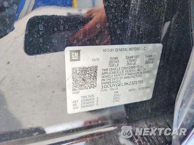 Zdjęcie 12 z 12 samochodu: 2019 CHEVROLET SILVERADO K1500 LTZ VIN:1GCUYGEL9KZ321751 - miniatura