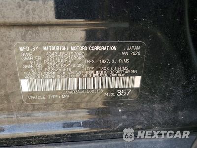 Zdjęcie 13 z 13 samochodu: 2020 MITSUBISHI OUTLANDER SPORT ES VIN:JA4AR3AU6LU023108 - miniatura