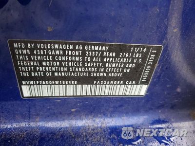 Zdjęcie 12 z 12 samochodu: 2015 VOLKSWAGEN GOLF R VIN:WVWLF7AU0FW168488 - miniatura