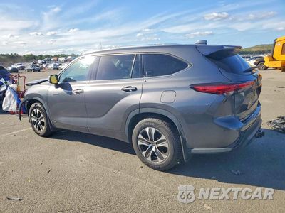 Drugie zdjęcie samochodu z przodu: 2021 TOYOTA HIGHLANDER HYBRID XLE VIN:5TDGBRCH6MS524173 - miniatura
