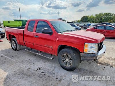 Czwarte zdjęcie samochodu z boku: 2011 CHEVROLET SILVERADO C1500 LT VIN:1GCRCSE04BZ257342 - miniatura