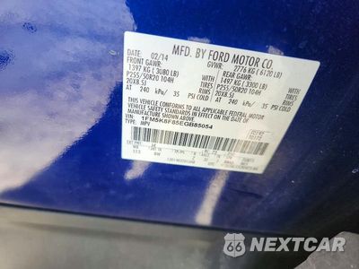 Zdjęcie 13 z 13 samochodu: 2014 FORD EXPLORER LIMITED VIN:1FM5K8F85EGB85054 - miniatura